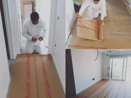 Renovación completa de piso con pintura